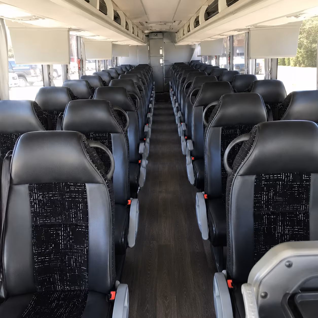mountain view charter bus interior
