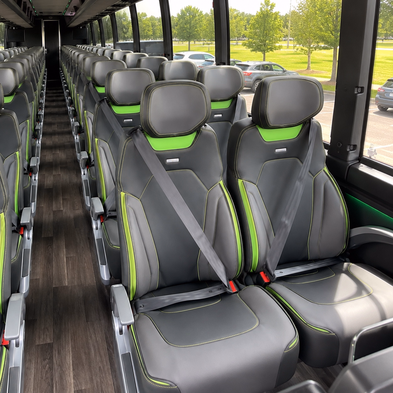 mountain view employee transportation onboard seating