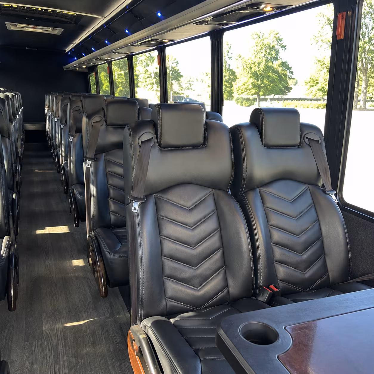 mountain view sporting event transportation onboard seating